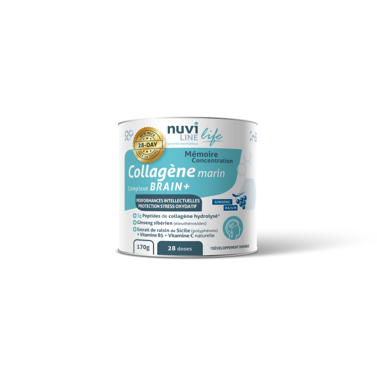 Marine collagen - Memory and concentration - Omega-3 DHA Plant-based