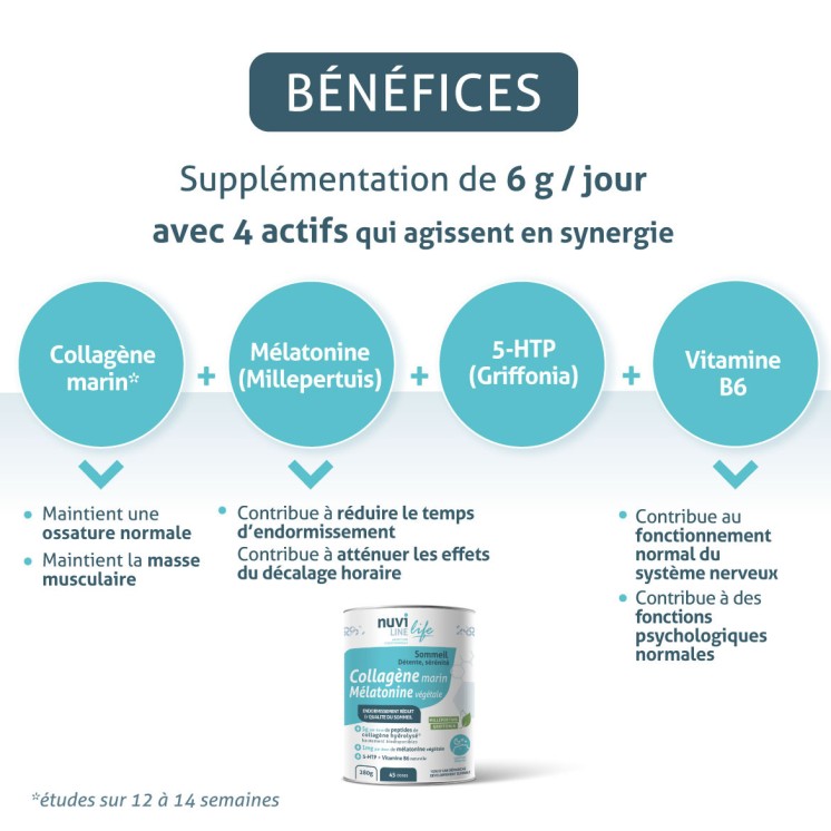 Marine Collagen Sleep - Serenity - Melatonin and 5-HTP