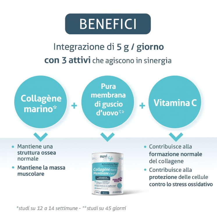 Marine collagen powder - 280g - Articulations Plus - Reinforced formula